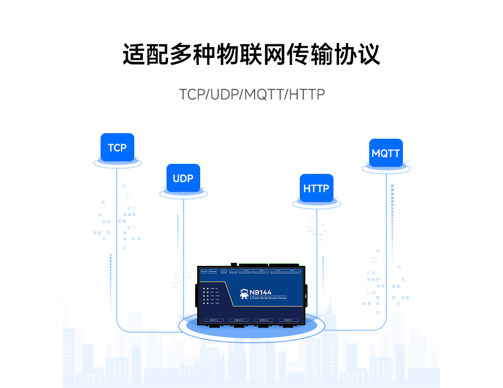 10工業(yè)級(jí)4路串口服務(wù)器