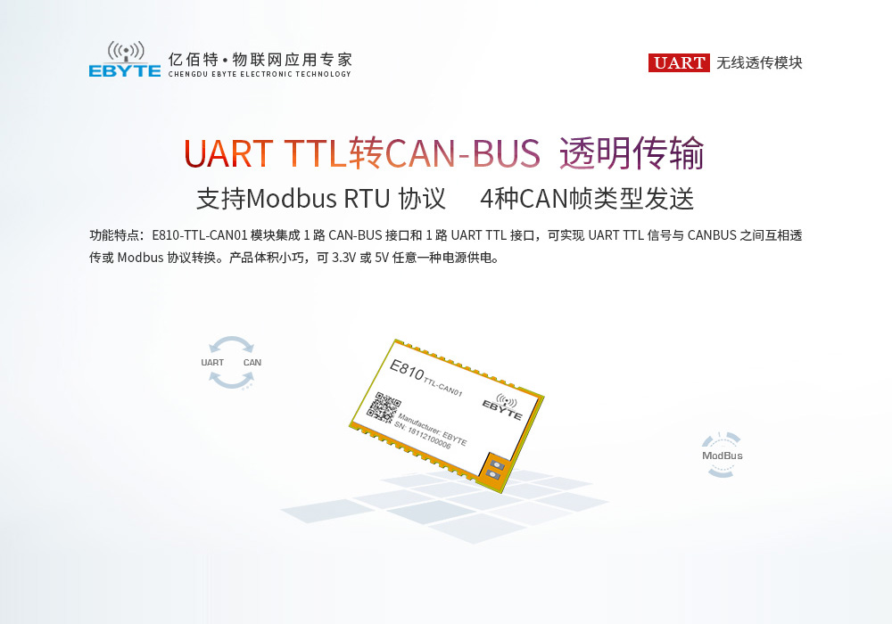 E810-TTL-CAN01接口轉換設備