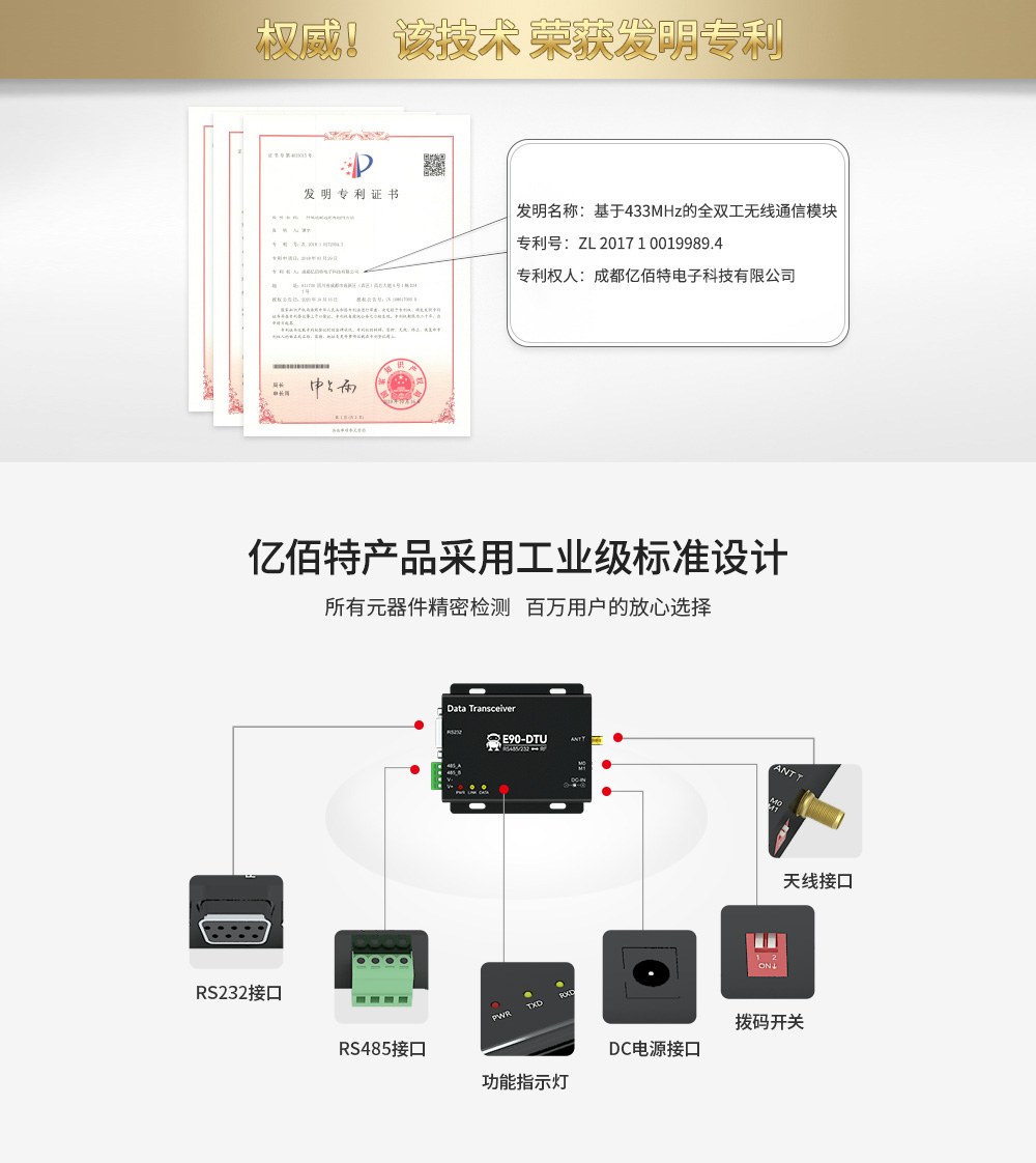 E90-DTU(2G4HD12) -無線數(shù)傳電臺(tái) (2)