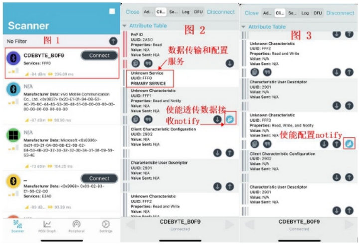 3    USB藍(lán)牙模塊適配器透傳測試