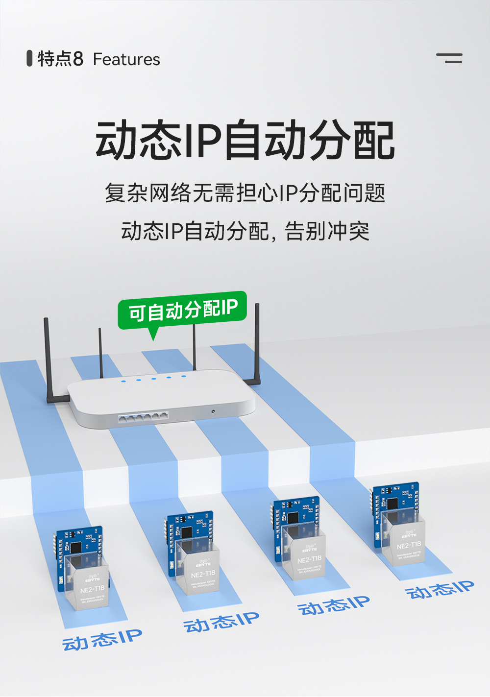 NE2-T1B 單串口服務器模組 (11)