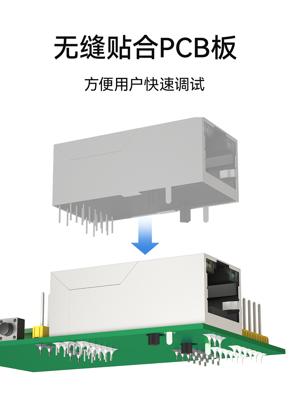 NT1-M 串口轉以太網插針模塊 (4)
