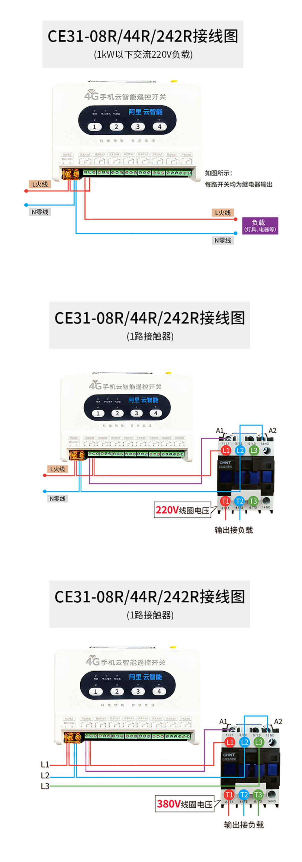 CE31-XXR 手機云智能遙控開關接線圖 (3)
