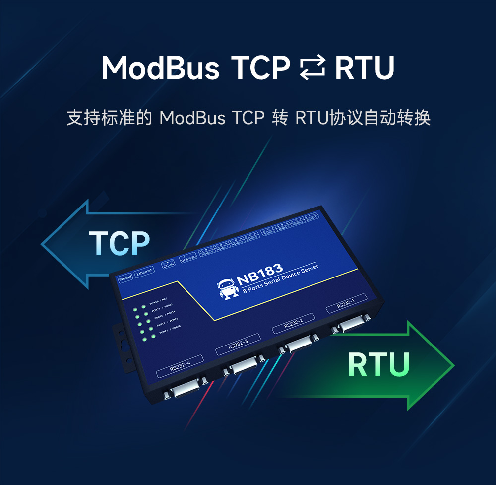 NB183E-V2 POE受電隔離型8串口服務(wù)器 (5)