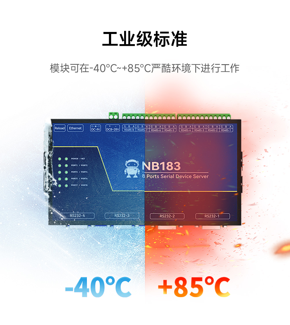 NB183ES-V2 第二代POE受電8串口服務(wù)器 (14)